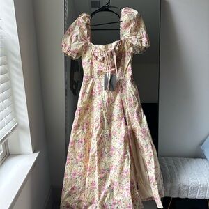 House of CB Tallulah Dress - “Lemon” Colorway